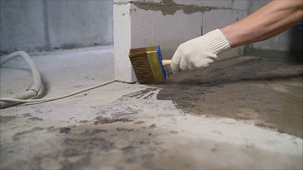 Crawl space vapor barrier installation in Lyons, IN